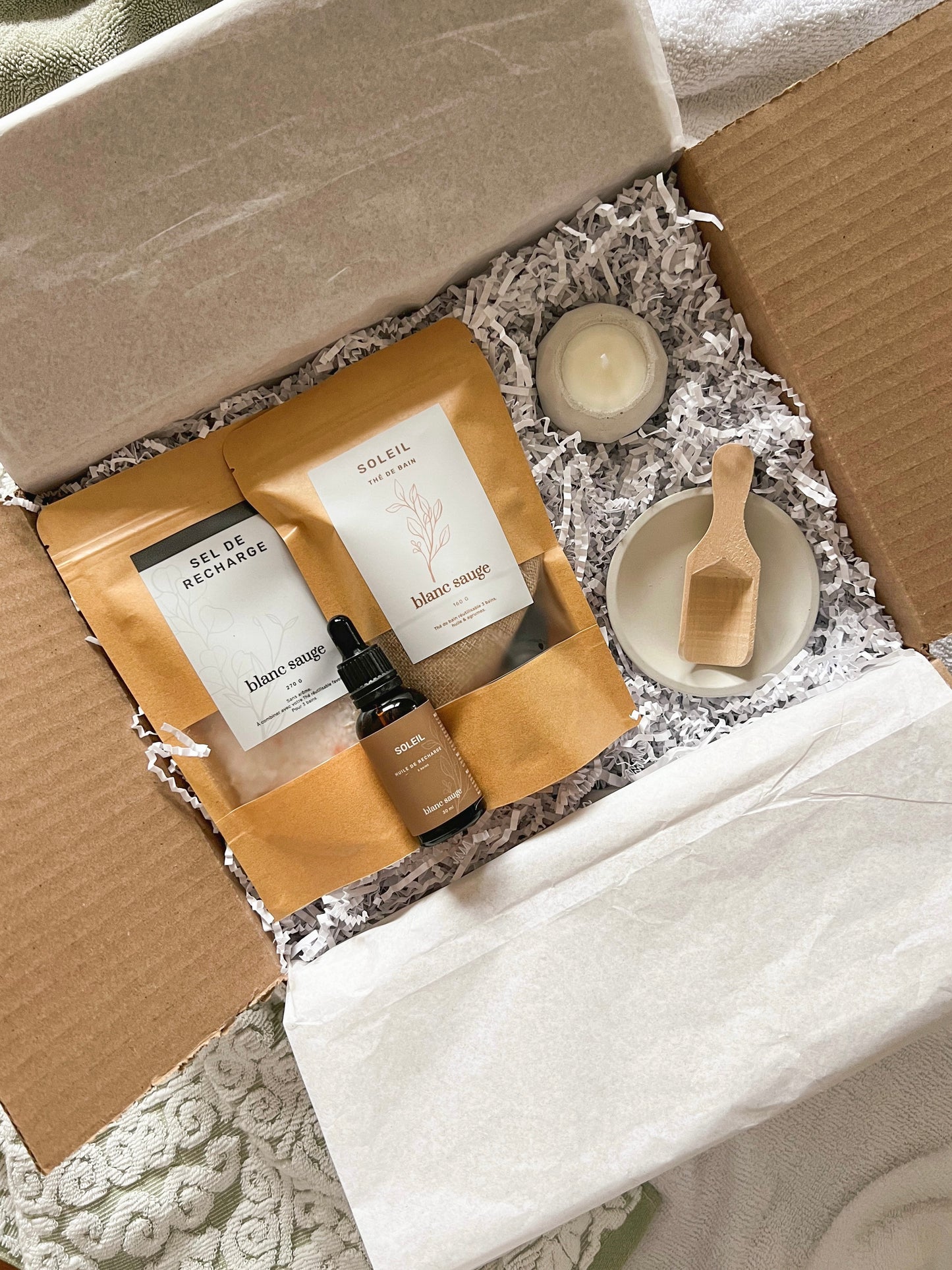 Ensemble Immersion Soleil | blanc sauge