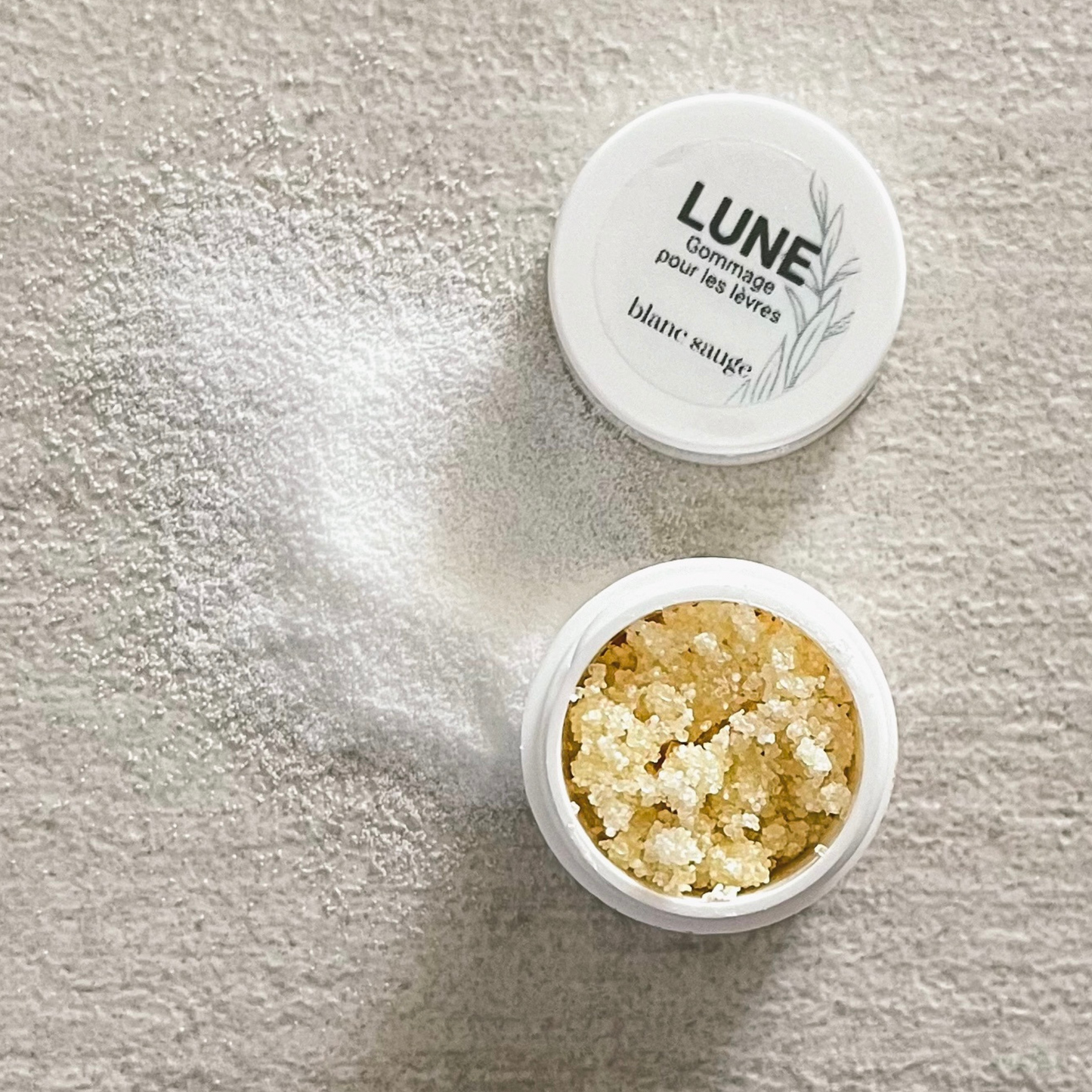 Gommage pour les lèvres Lune | blanc sauge