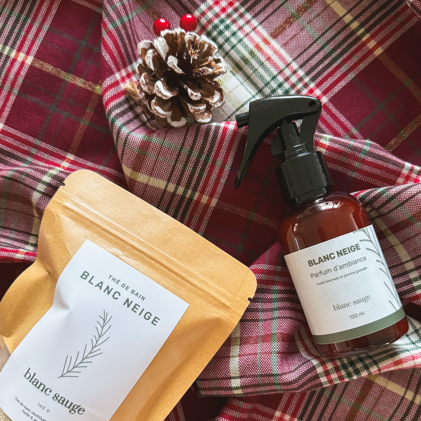 Ambiance des Fêtes | blanc sauge