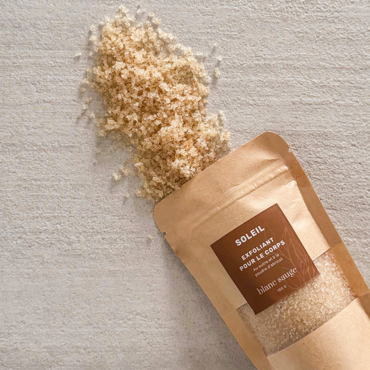 Exfoliant pour le corps Soleil | blanc sauge